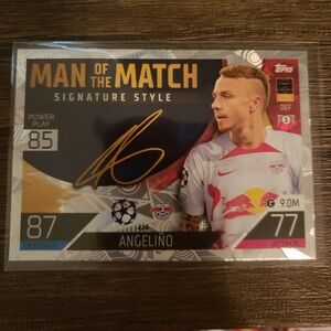 ⚽️ Topps Match Attax Angelino Man Of The Match Card ⚽️